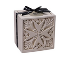 Nemnem Candle Small Cylinder Candle Jar Maltese Heart Tile,